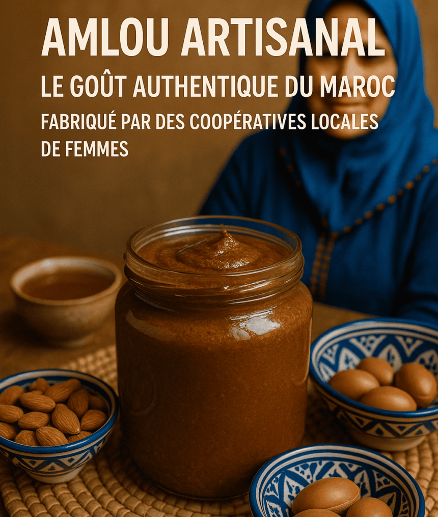 Amlou par coopératives de femmes locales de la région souss-massa