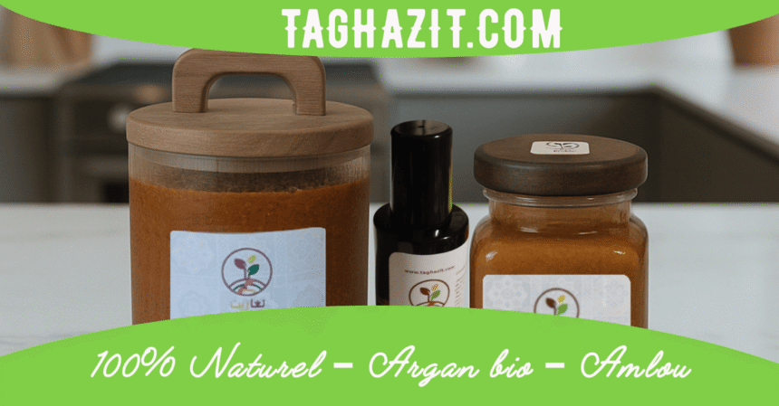 Amlou bio huile d'argan taghazit