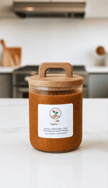 Amlu taghazit.com : Organic Argan oil, almonds and honey